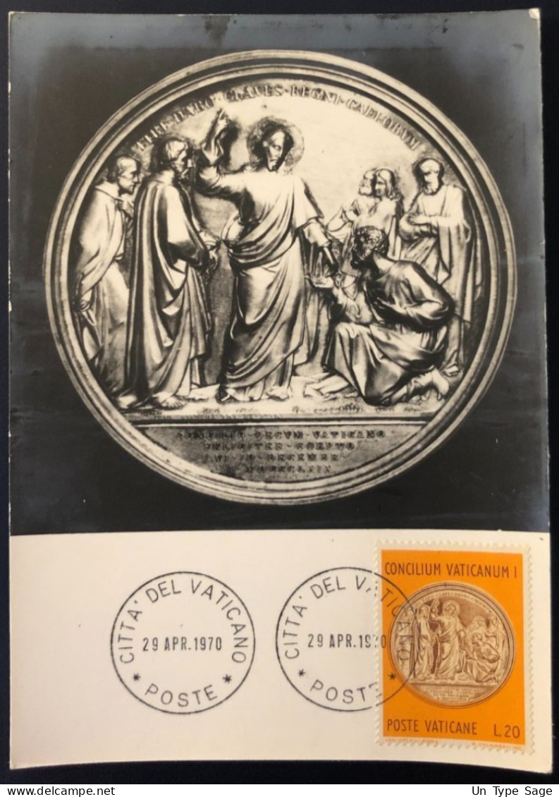 Vatican, Cartes-maximum - Concilium 1970 - (B1912) - Cartes-Maximum (CM)