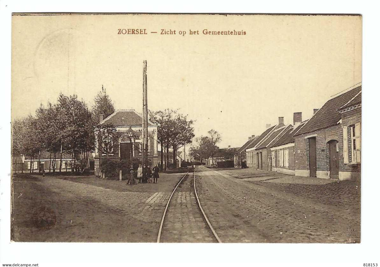 ZOERSEL - Zicht Op Het Gemeentehuis   1925 - Zoersel