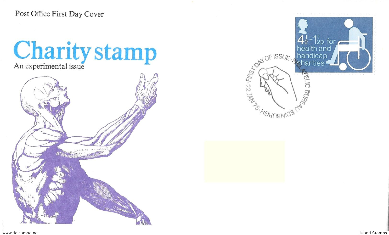 1975 Charity Addressed FDC Tt - 1971-1980 Decimale  Uitgaven