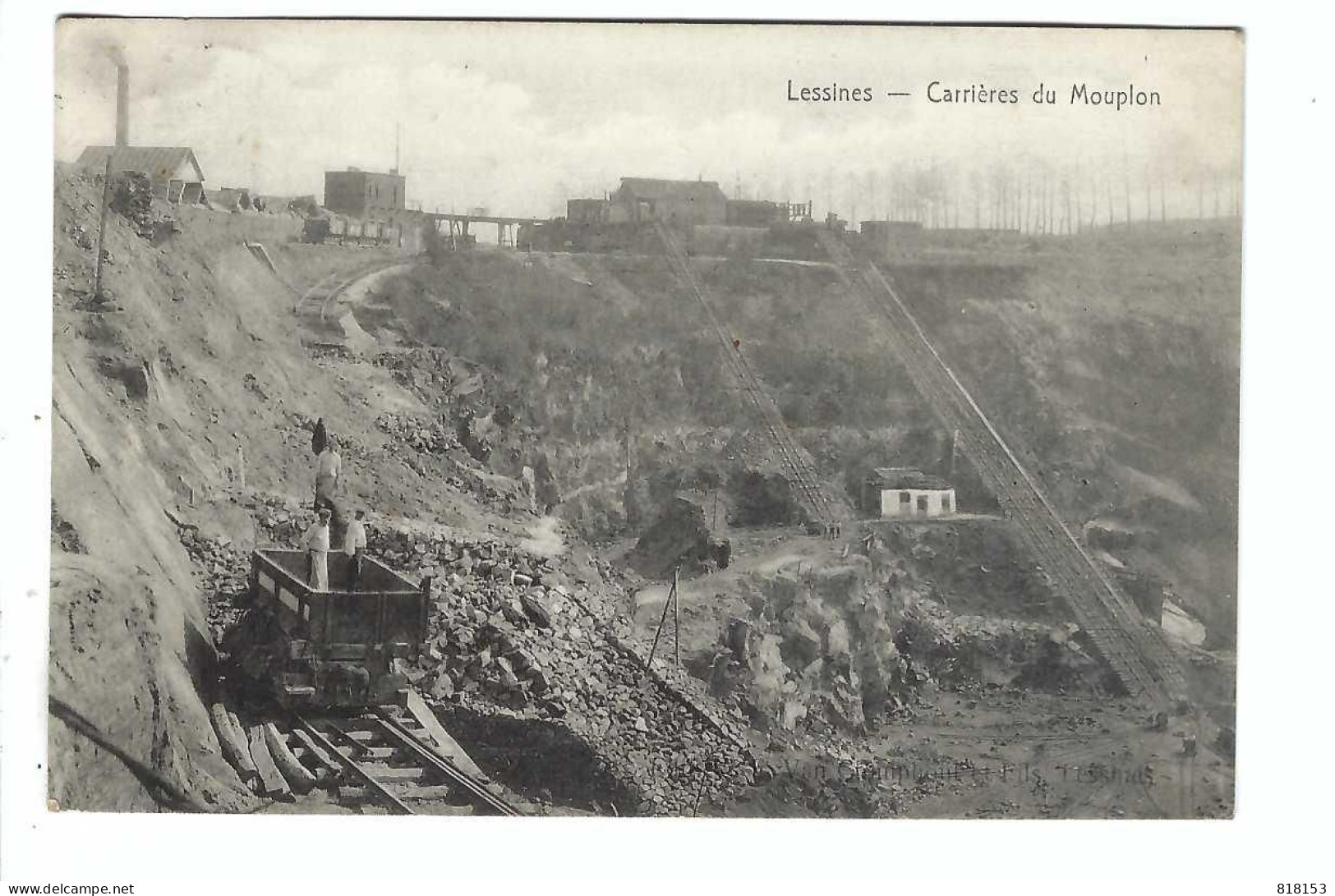 Lessen   Lessines  -  Carrières Du Mouplon 1923 - Lessen