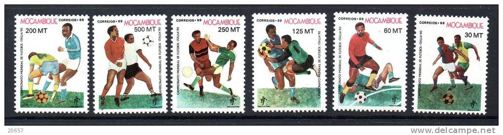 Mozambique Moçambique 1127/32 Mondial Football Italia 90 - 1990 – Italien