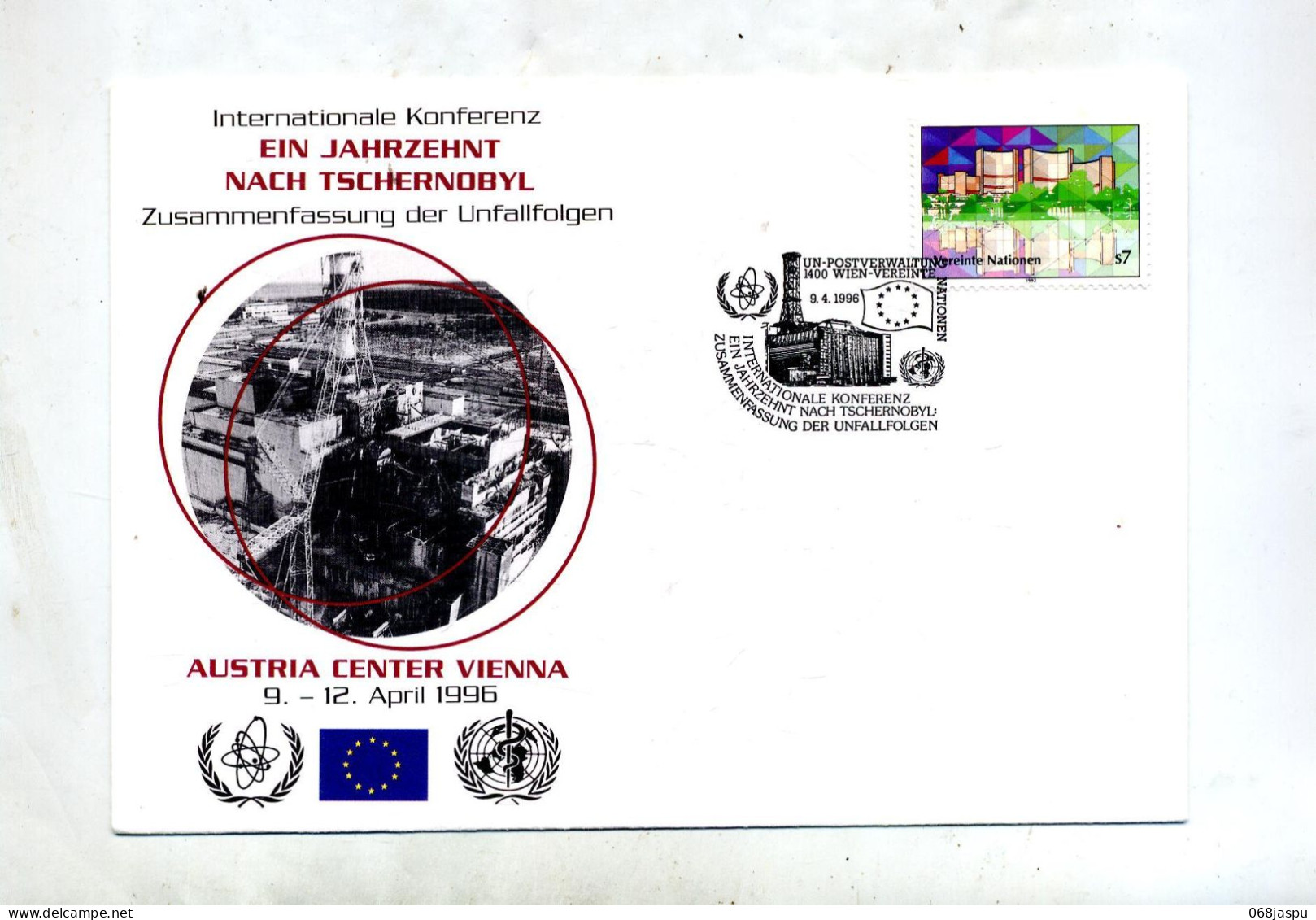 Lettre Cachet Wien Conference Tschernobyl - Covers & Documents