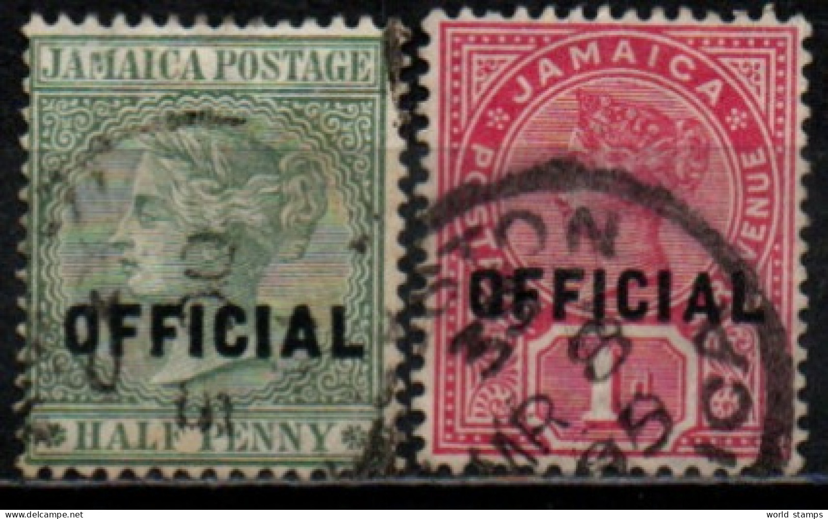 JAMAIQUE 1890-1 O - Jamaica (...-1961)