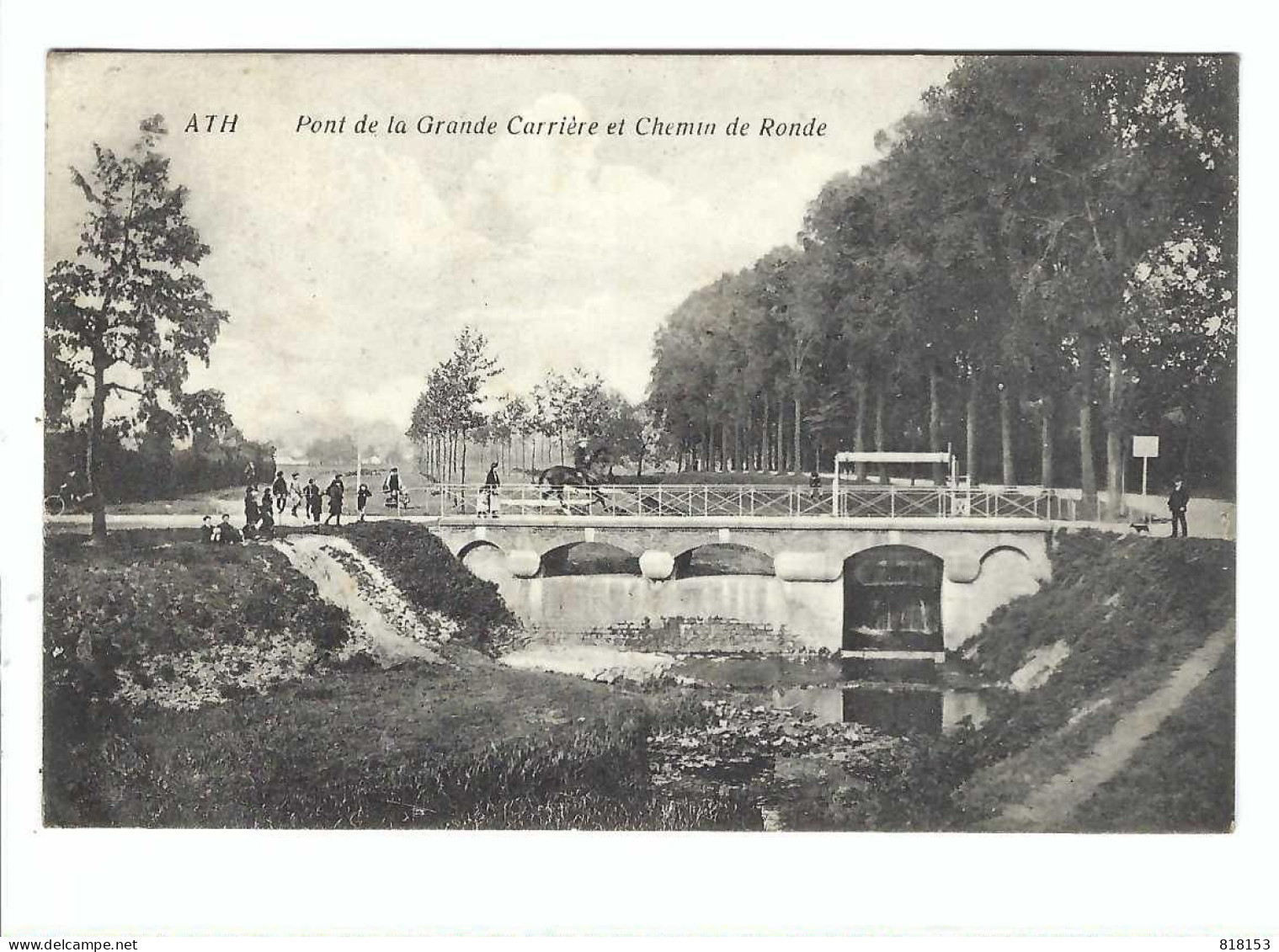 ATH  Pont De La Grande Carrière Et Chemin De Ronde PhoB  1922 - Ath