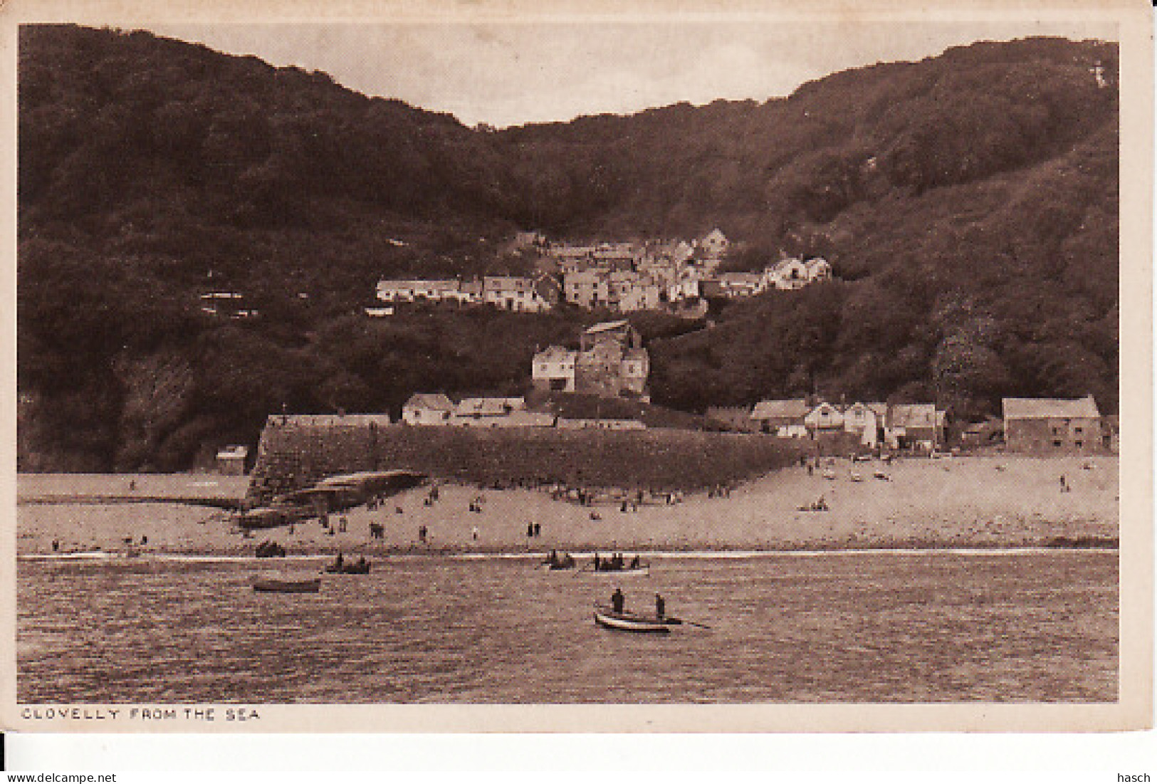 2811	25	Clovelly, From The Sea - Clovelly