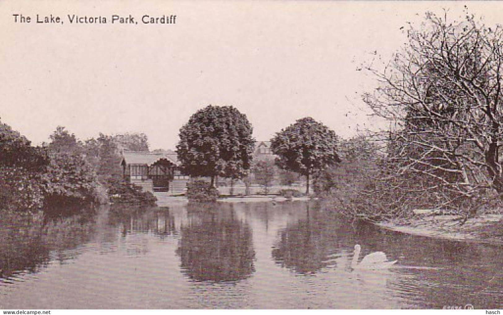 2811	121	Cardiff, The Lake, Victoria Park (see Corners)  - Glamorgan