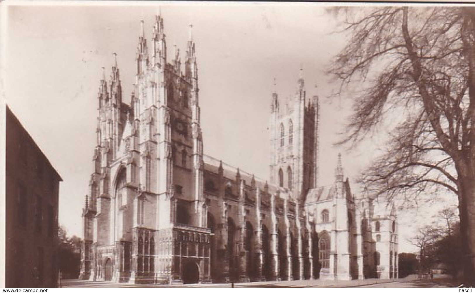 2811	123	Canterbury Cathedral From The South West (see Corners) - Canterbury