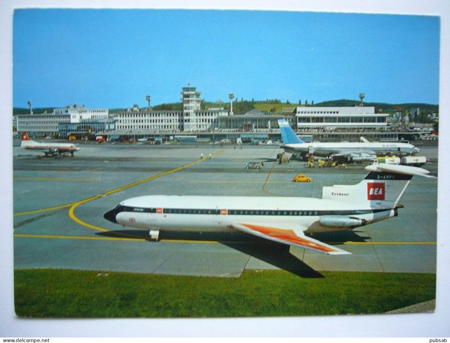 Avion / Airplane / BEA - BRITISH EUROPEAN AIRWAYS / Trident / Seen At Zurich Airport / Aéroport / Flughafen - 1946-....: Era Moderna