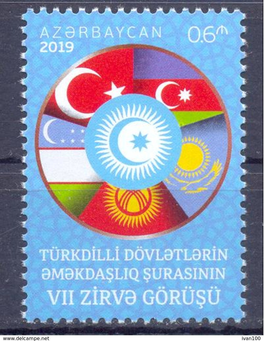 2019. Azerbaijan, Summit Of Turks Languages Countries, 1v, Mint/** - Azerbaijan