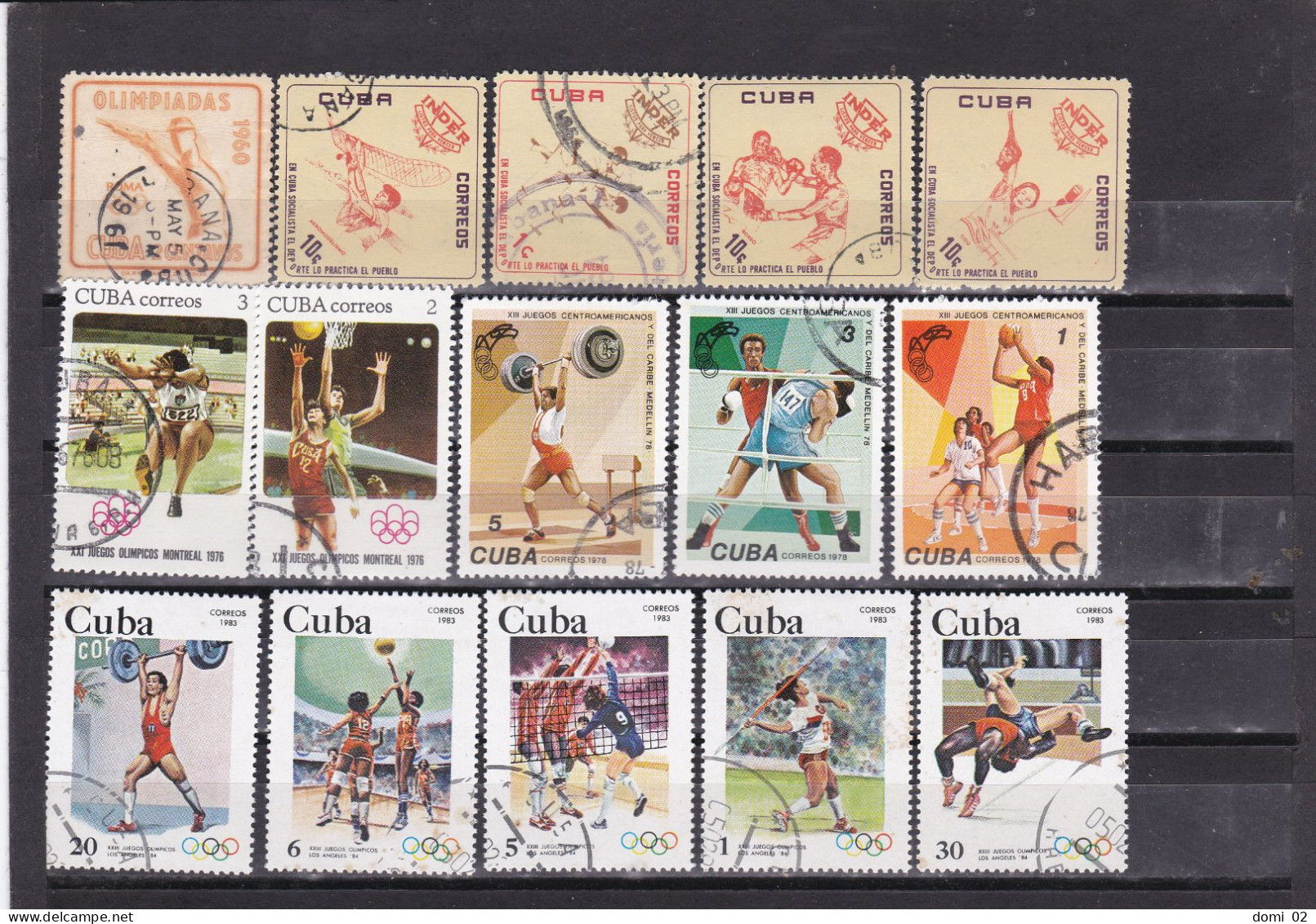 LOT 33 TIMBRES OBLITERES THEME SPORTS - Lots & Serien