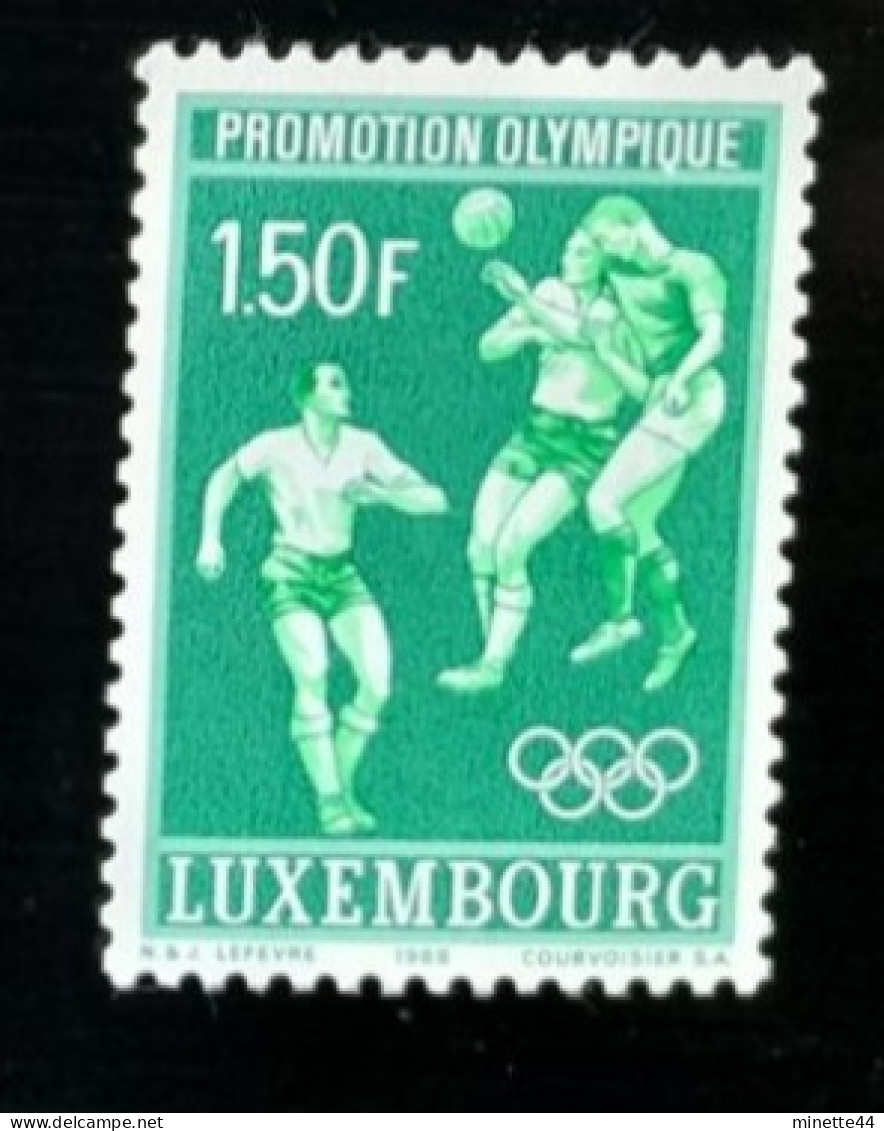 LUXEMBOURG 1968  MNH**   FOOTBALL FUSSBALL SOCCER  CALCIO VOETBAL FUTBOL FUTEBOL FOOT GARDIEN - Unused Stamps