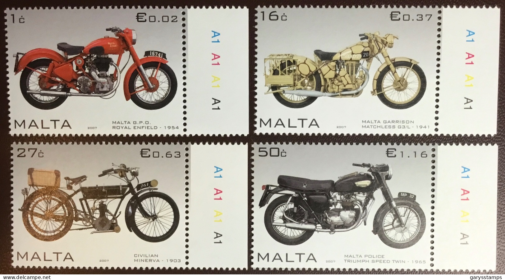 Malta 2007 Motorcycles MNH - Malte