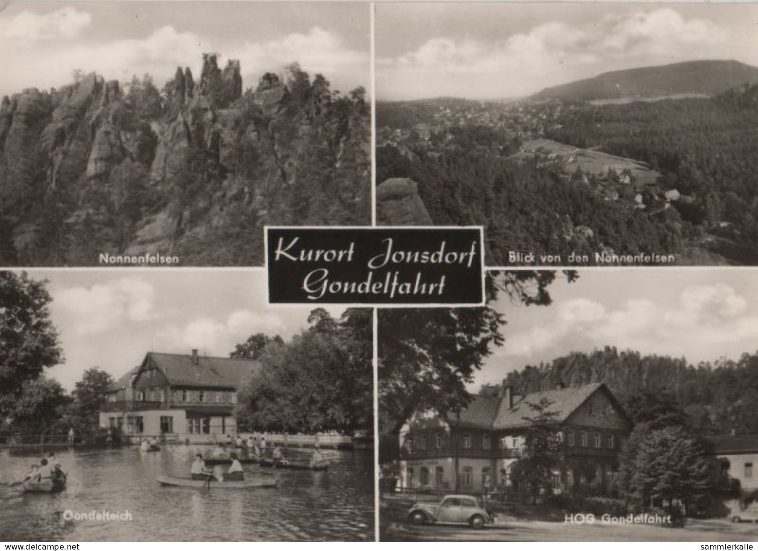 81694 - Jonsdorf - Gondelfahrt, U.a. Gondelteich - 1971 - Jonsdorf