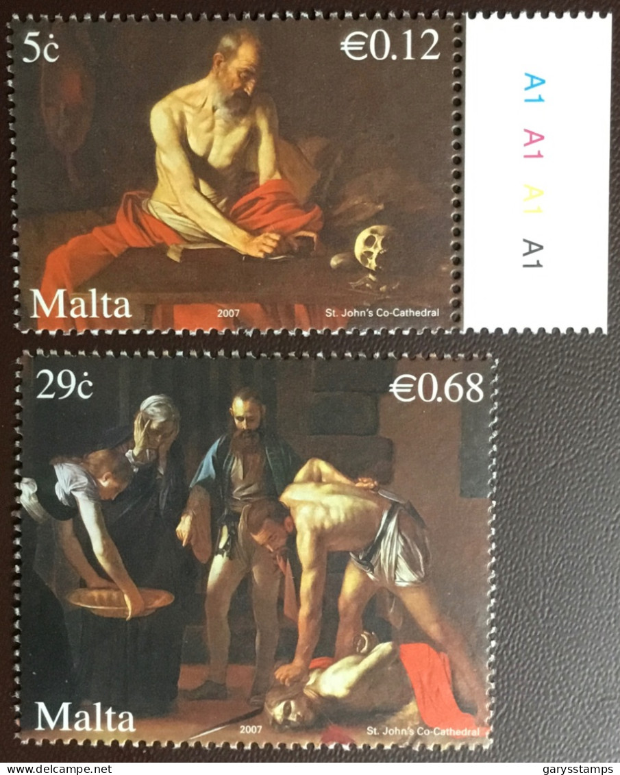 Malta 2007 Caravaggio Paintings MNH - Malte