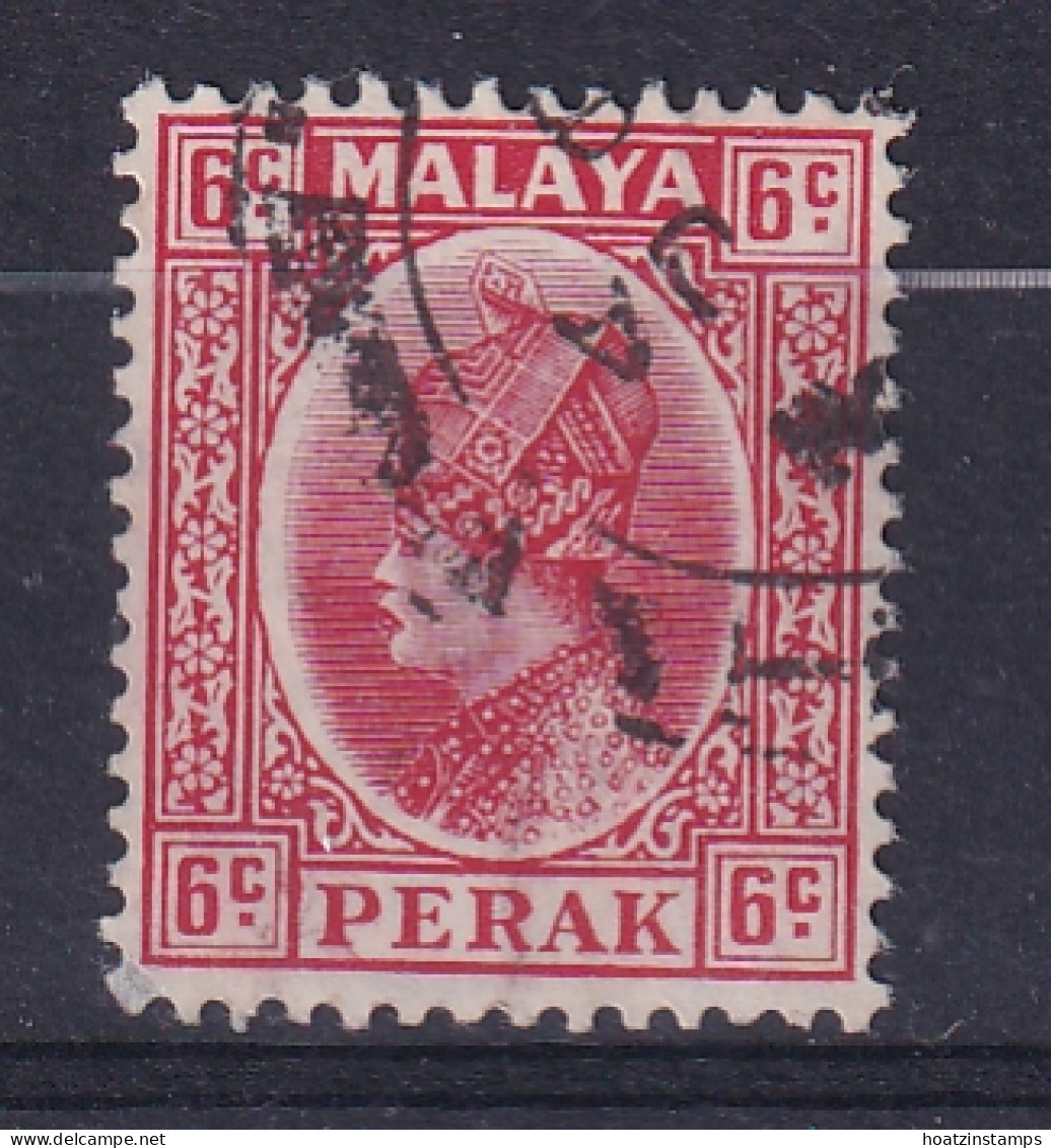 Malaya - Perak: 1935/37   Sultan Iskandar   SG92    6c     Used - Perak