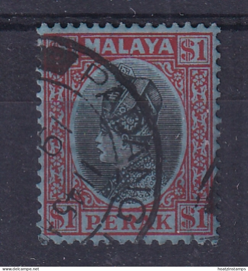 Malaya - Perak: 1935/37   Sultan Iskandar   SG100    $1     Used - Perak