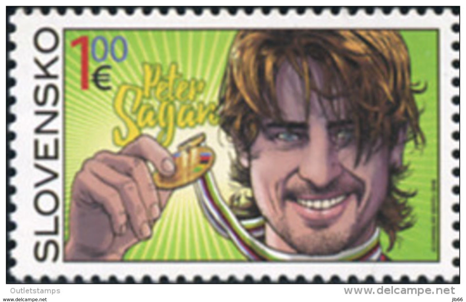 Slovaquie 2016  Yvert 688 ** Peter SAGAN Cyclisme Champion Du Monde Sur Route - Neufs