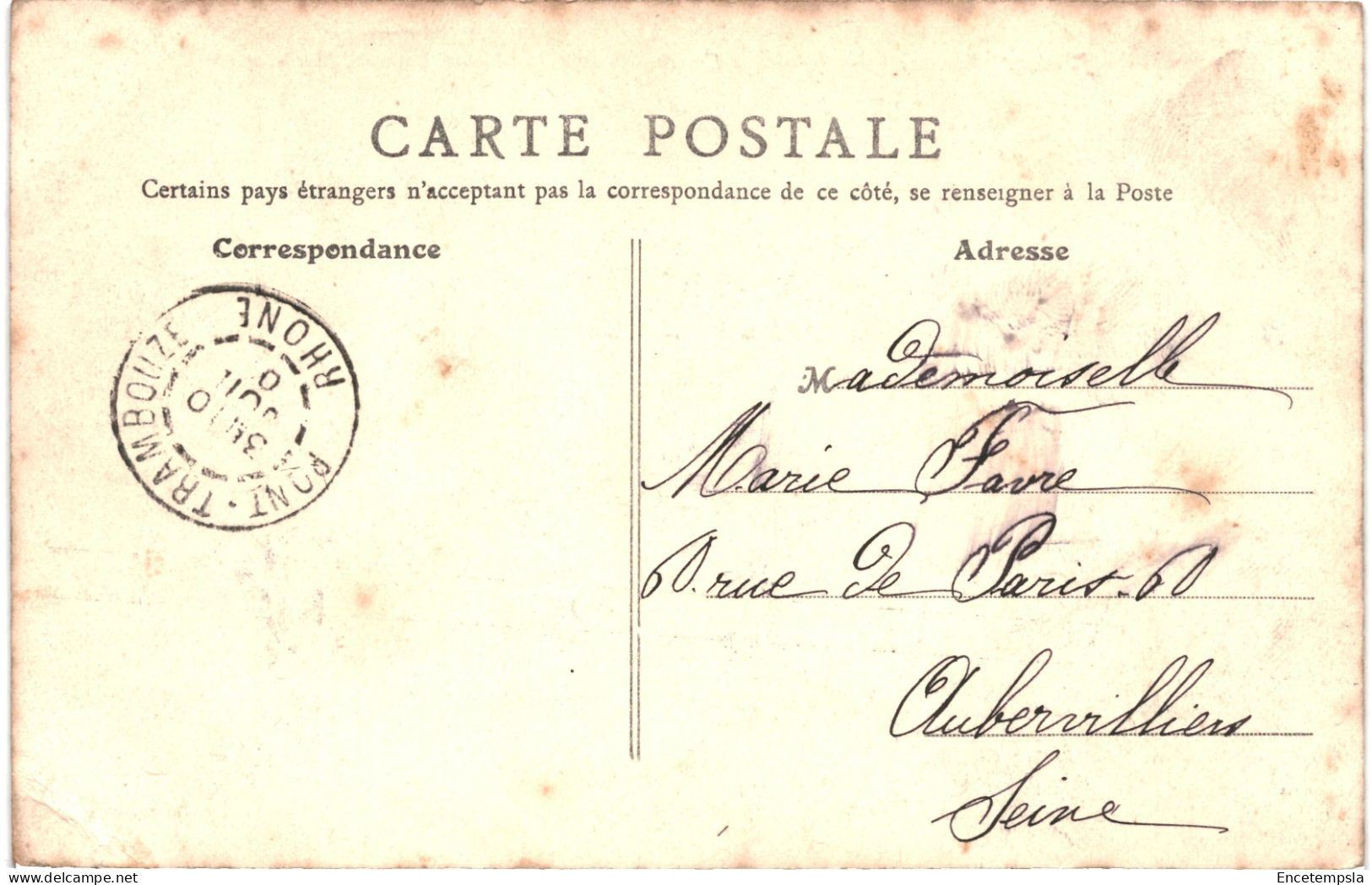 CPA Carte Postale France Thizy Route De Cours Sortie De L'usine Dupuis Début 1900  VM78285ok - Thizy