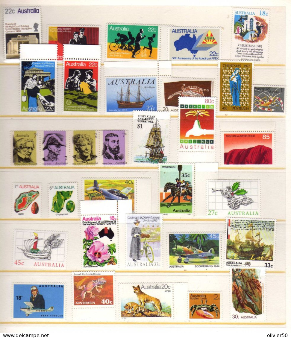 Australie -  Celebrites - Evenements -Transports   -Neufs** - MNH - Mint Stamps