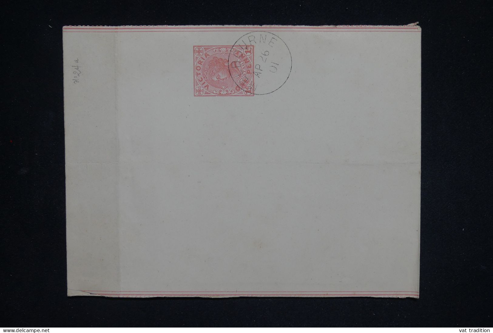 AUSTRALIE / VICTORIA - Entier Postal Avec Oblitération De Melbourne En 1901 - L 150283 - Briefe U. Dokumente