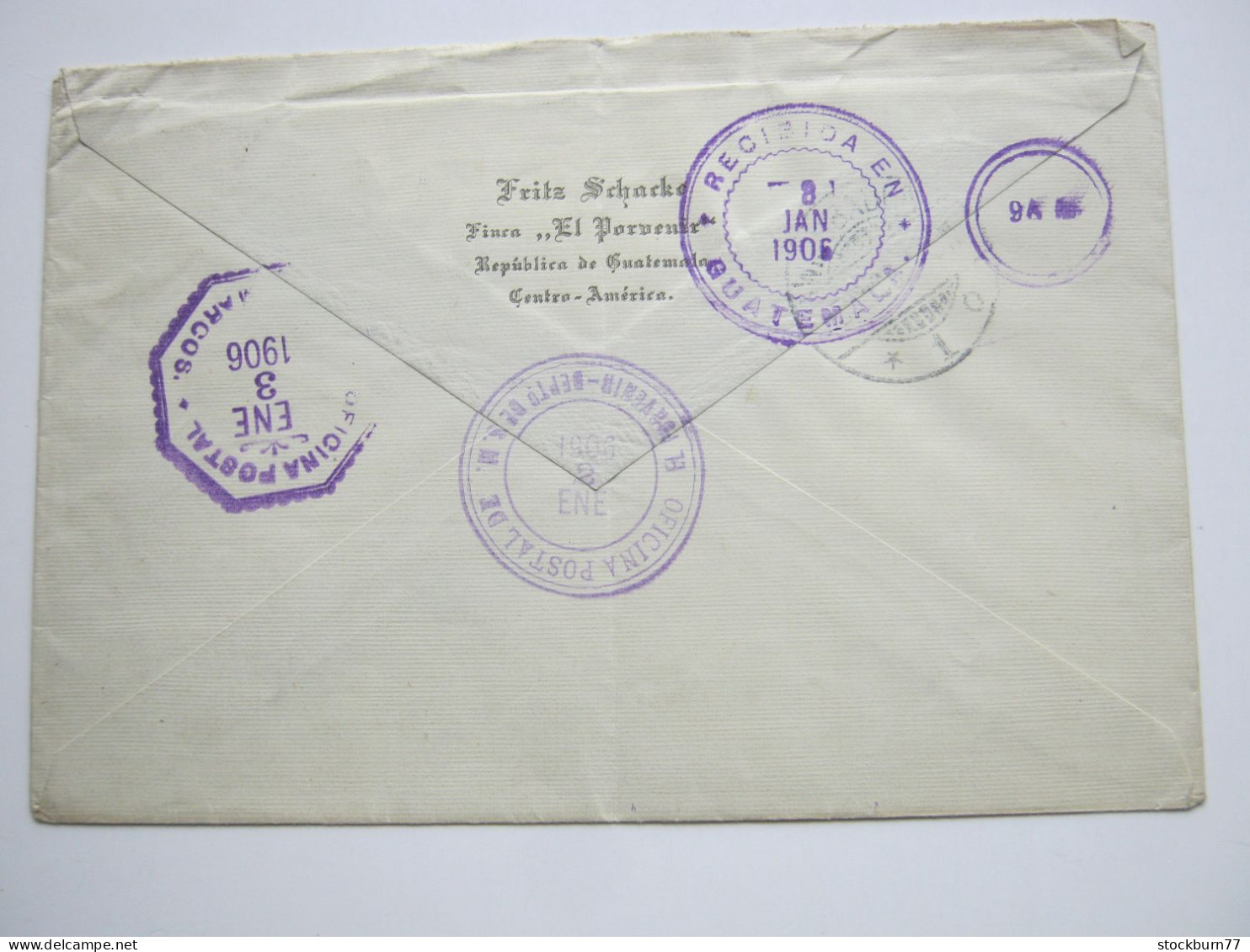 GUATEMALA , 50 Ct. Auf Brief  Nach Deutschland 1906 - Guatemala