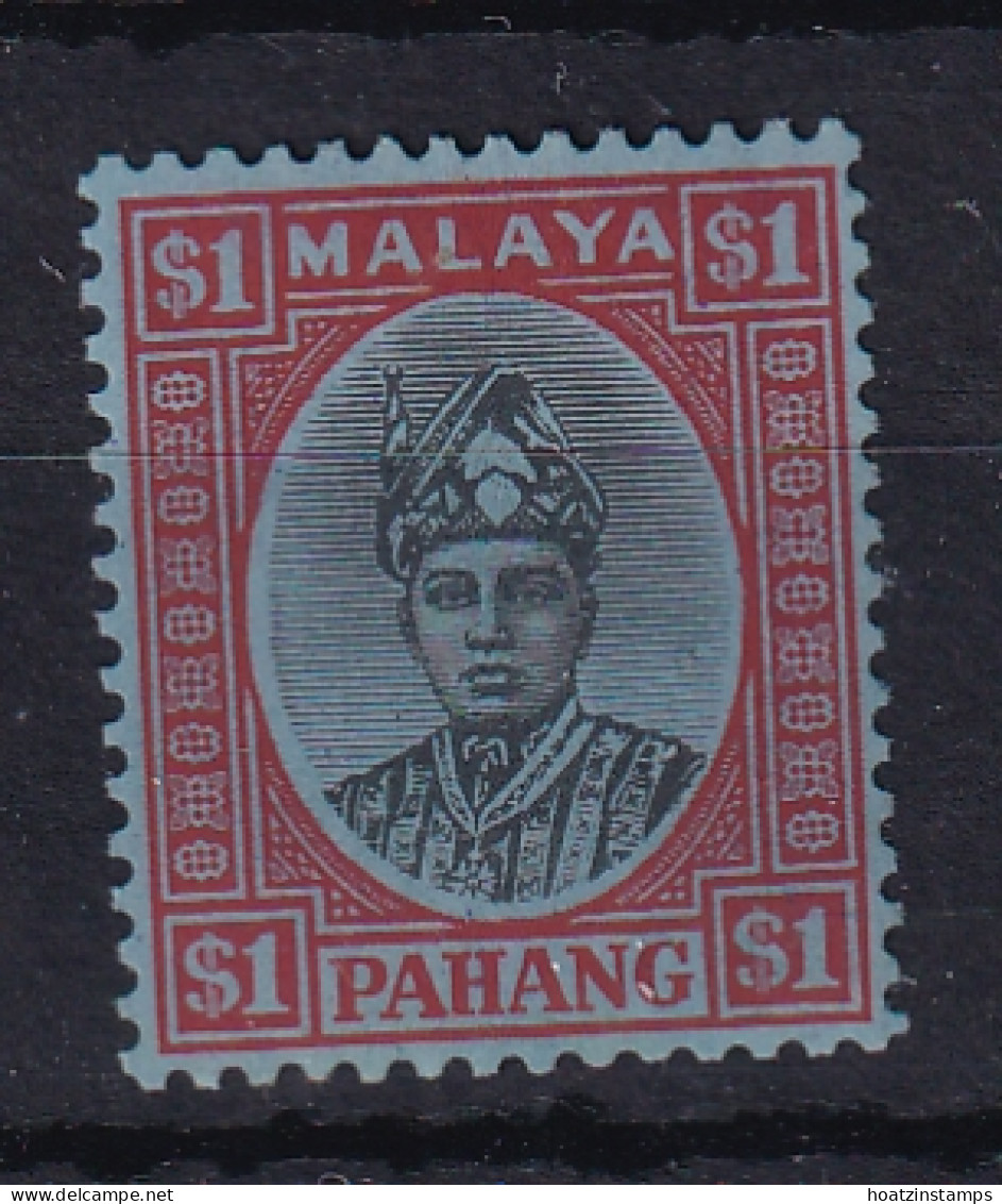 Malaya - Pahang: 1935/41   Sultan Abu Bakar    SG44     $1    MH - Pahang