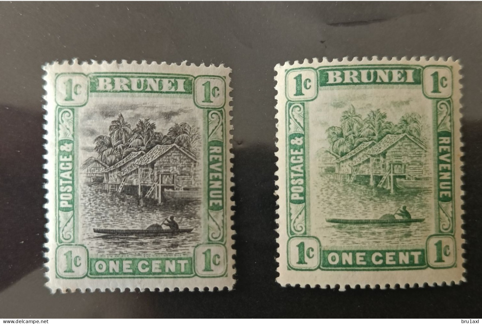 Brunei 1907 Yv 13 & 1908 Yv 24 MLH (358) - Brunei (...-1984)