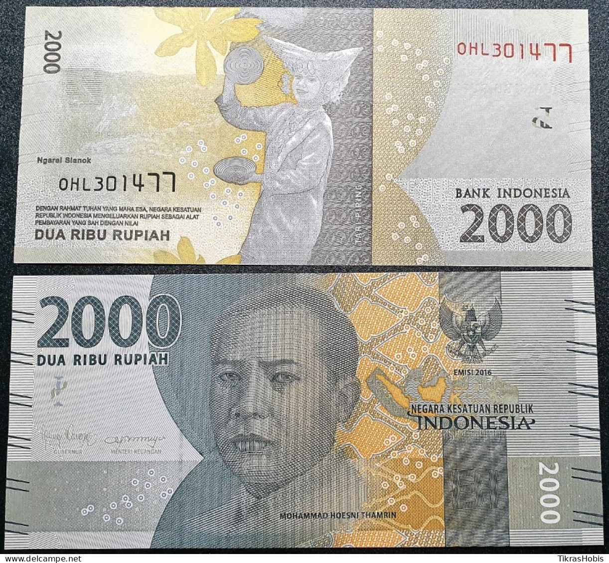 Indonesia 2000 Rupees, 2018 P-155C - Indonesia