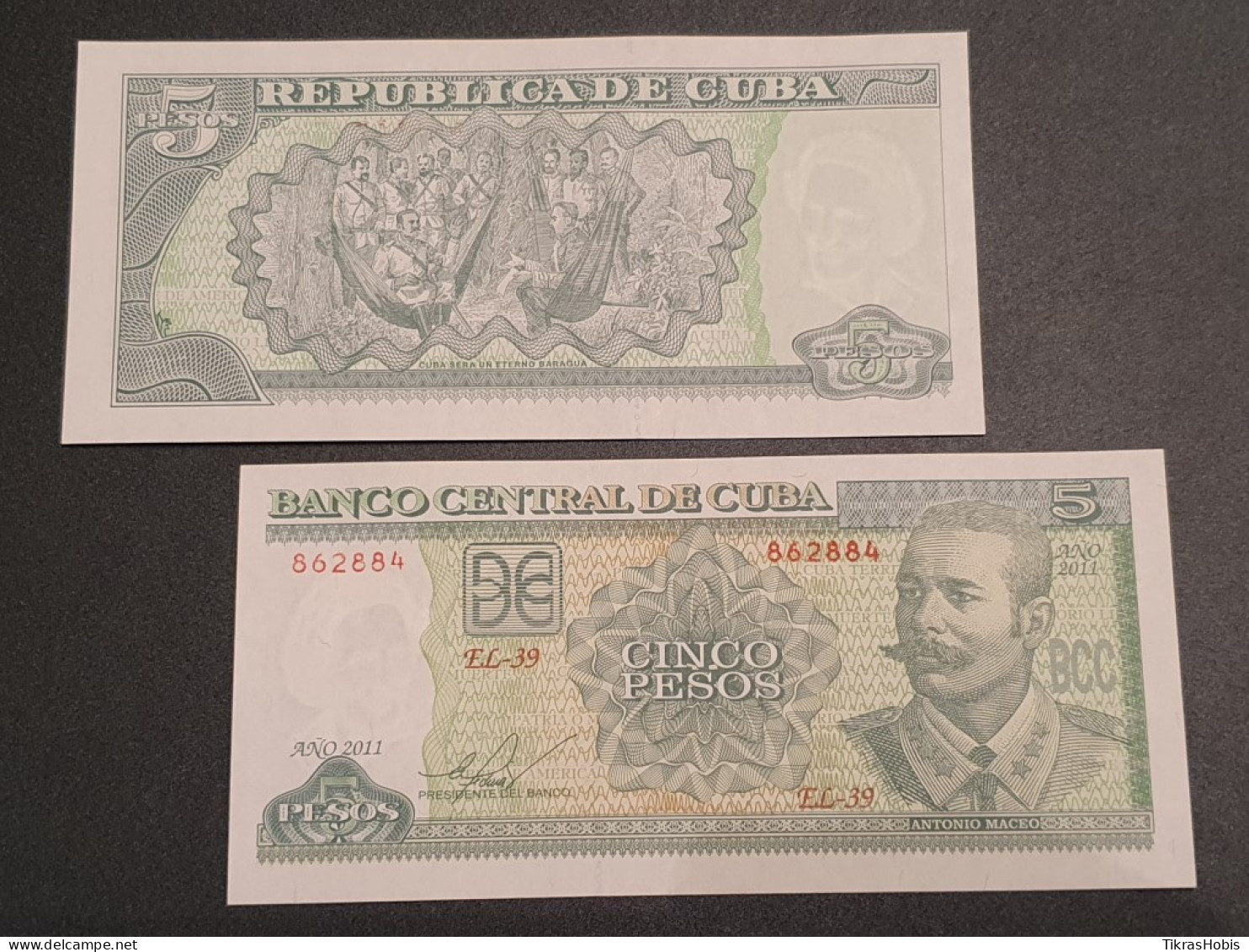 Cuba 5 Pesos, 2011 P -16l - Cuba