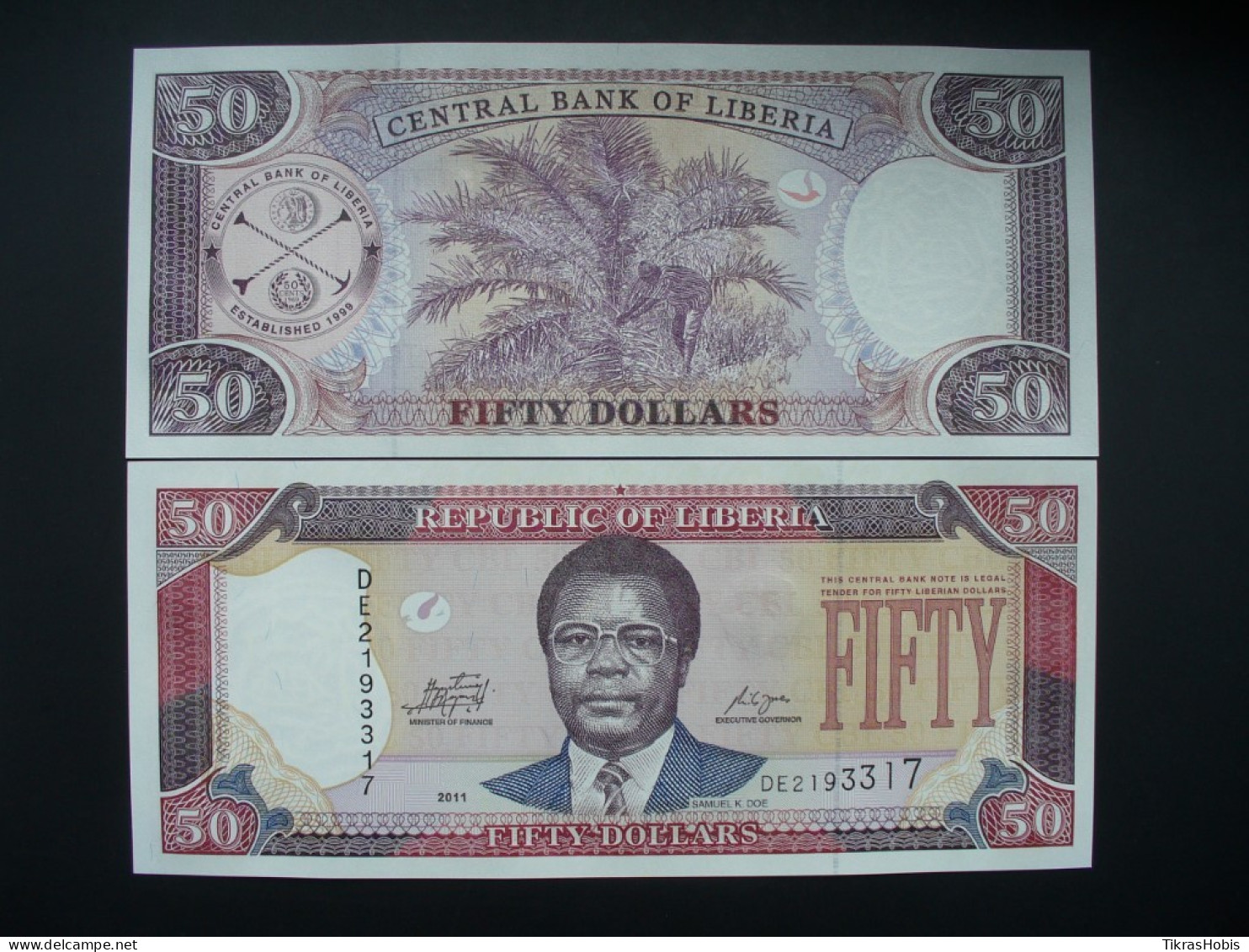 Liberia $ 50, 2011 P-29F - Liberia