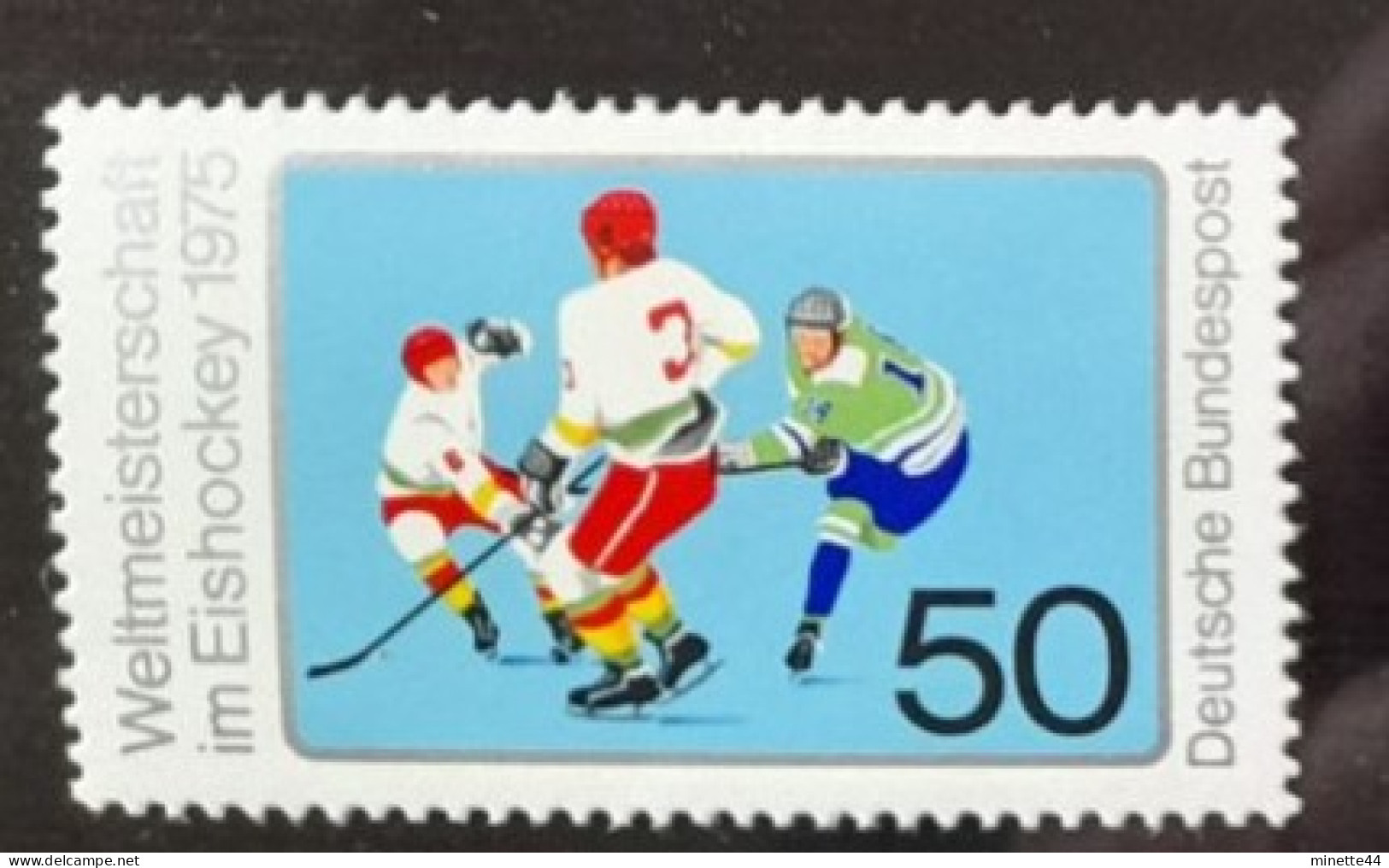 ALLEMAGNE DEUTSCHLAND 1975 MNH**  HOCKEY - Eishockey