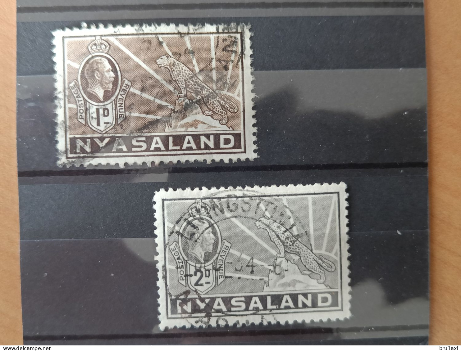 Nyasaland 1934-1935 Yv 44 & 46 (359) - Nyassaland (1907-1953)