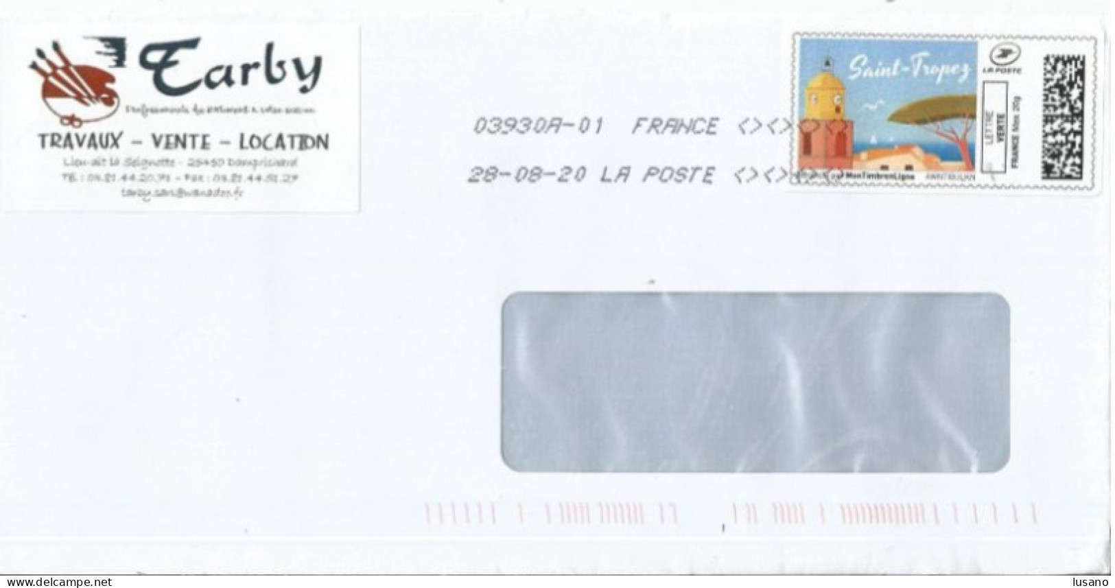 Montimbreligne Sur Enveloppe : Saint-Tropez - Printable Stamps (Montimbrenligne)