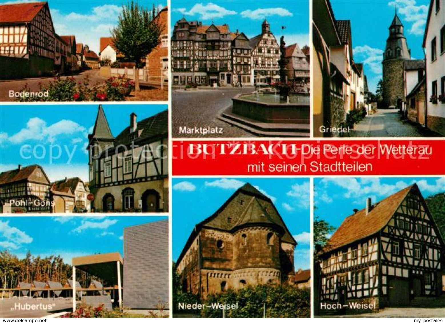 73207950 Butzbach Bodenrod Marktplatz Griedel Hubertus Nieder Weisel Hoch Weisel - Butzbach