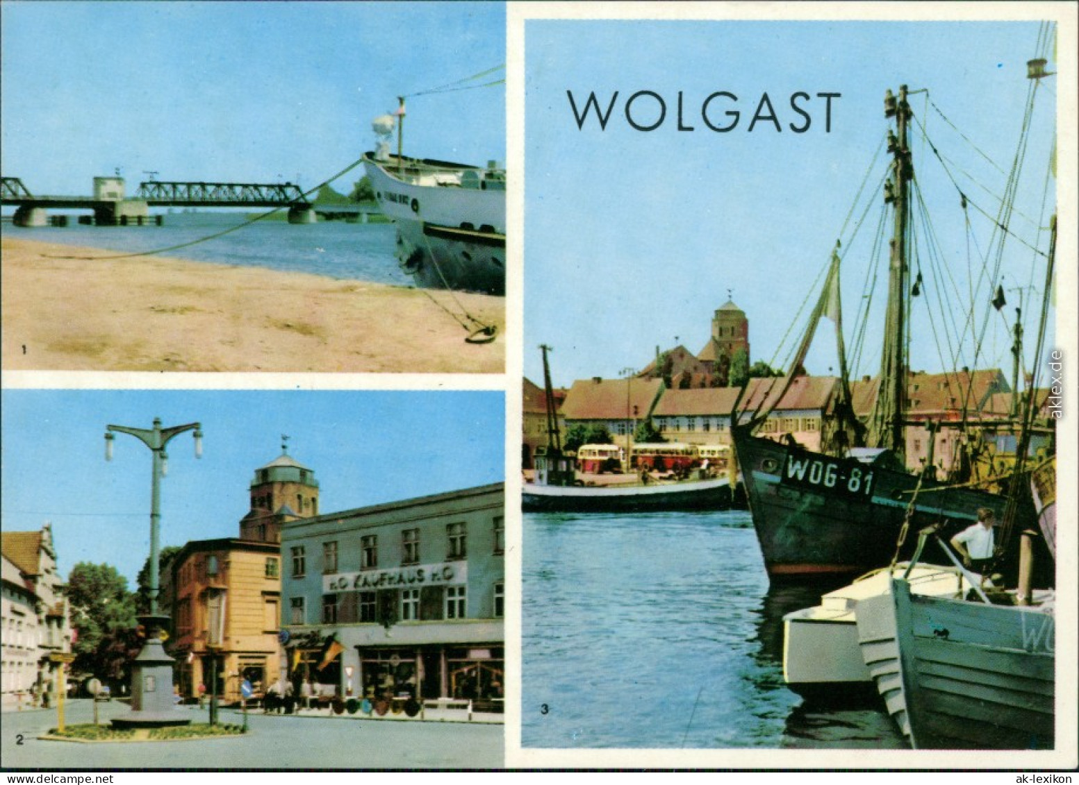 Wolgast Dampferanlegestelle, Platz Der Jugend, Hafen 1969 - Wolgast
