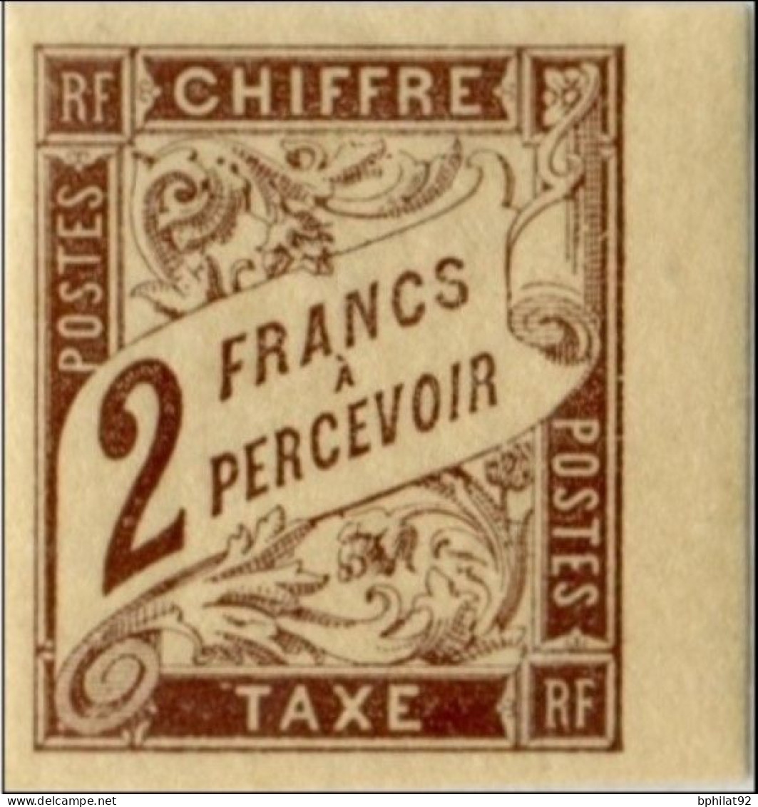 !!! TAXE N°16 PETIT BORD DE FEUILLE NEUVE CHARNIERE TRES PROPRE - Taxe