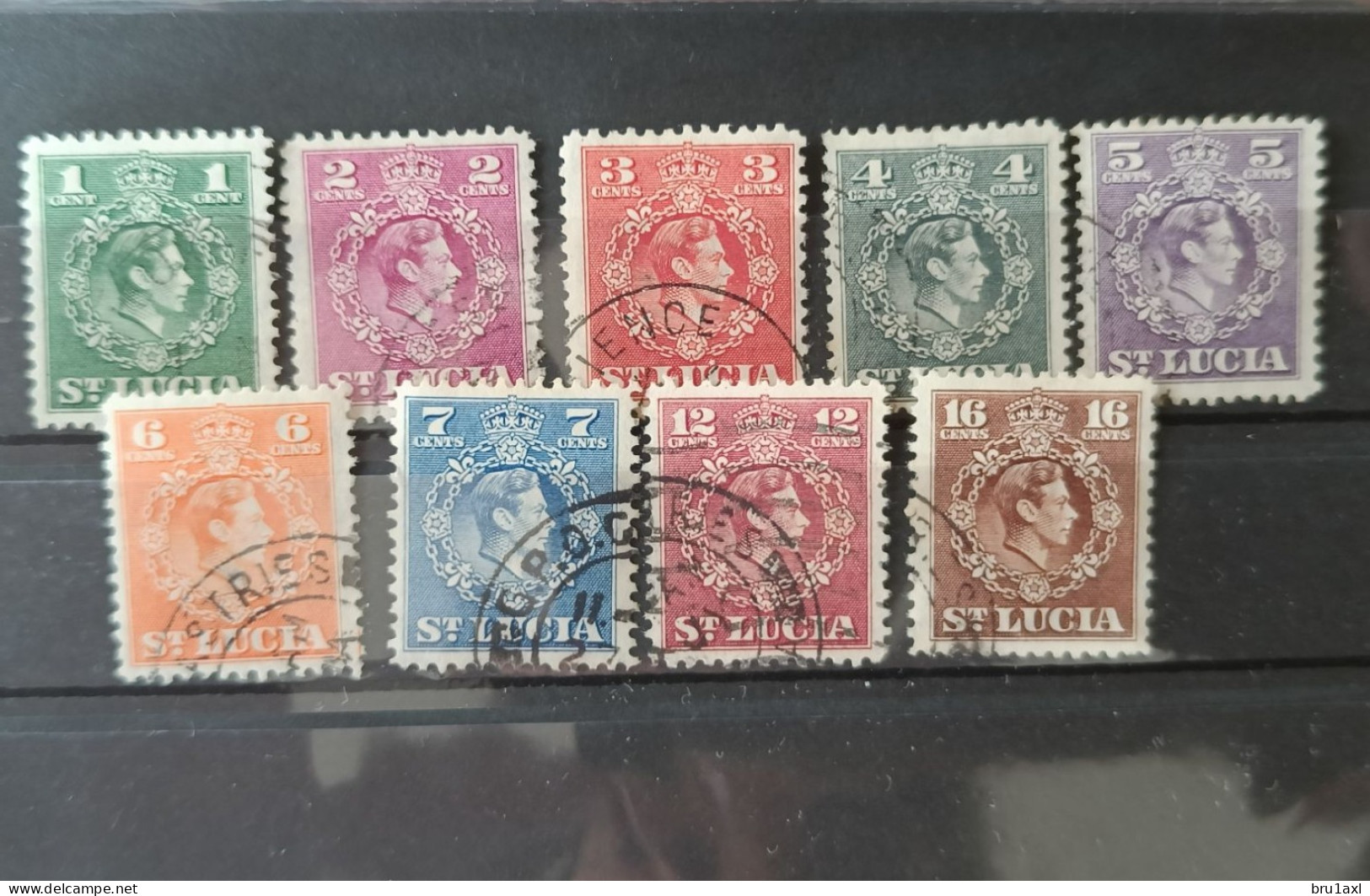 St Lucia 1949 Part Of Set Yv 133-141 SG 146-154 (360) - Ste Lucie (...-1978)