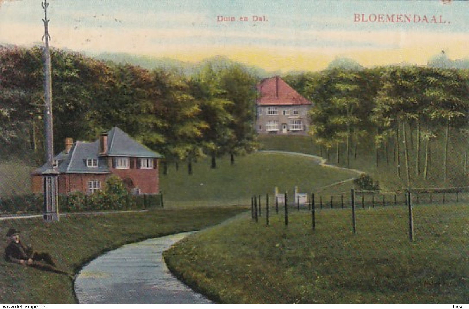 2850	35	Bloemendaal, Duin En Dal (poststempel 1906) - Bloemendaal