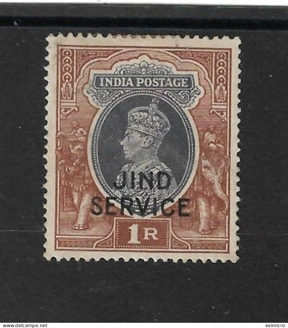 INDIA - JIND 1942 1R OFFICIAL SG O83 FINE USED Cat £80 - Jhind