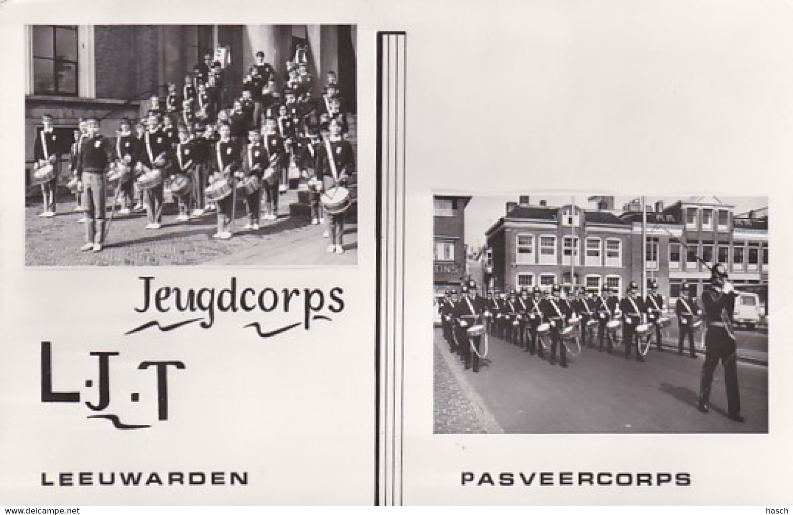 2850	239	Leeuwarden, L.J.T.  Jeugdcorps – Pasveercorps (rechts Onder Een Vouw)  - Leeuwarden