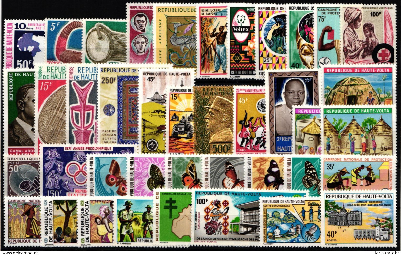 Burkina Faso Jahrgang 1971 Postfrisch #NH786 - Burkina Faso (1984-...)
