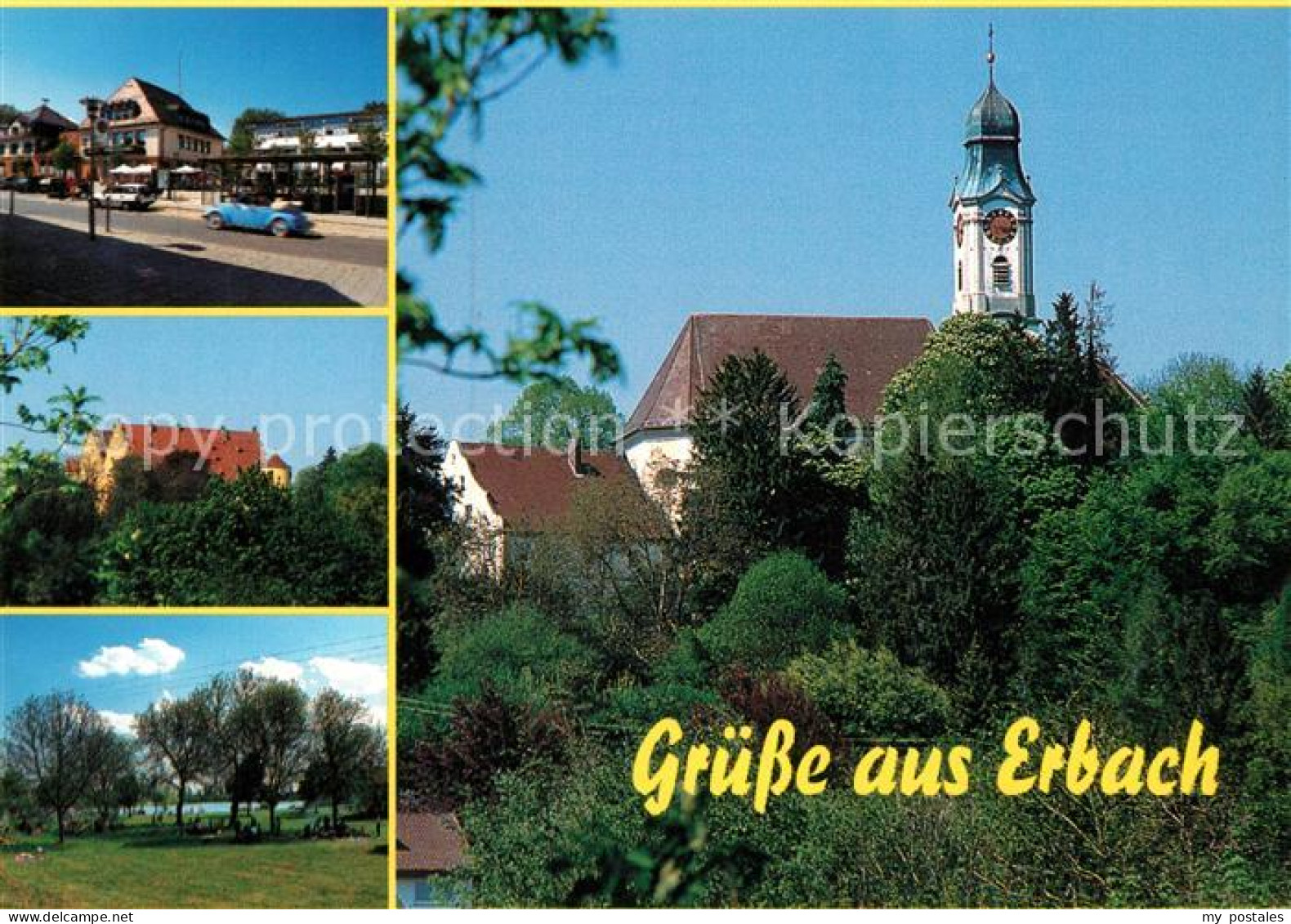 73207783 Erbach Bergstrasse Kirche Stadtansichten Erbach Bergstrasse - Heppenheim