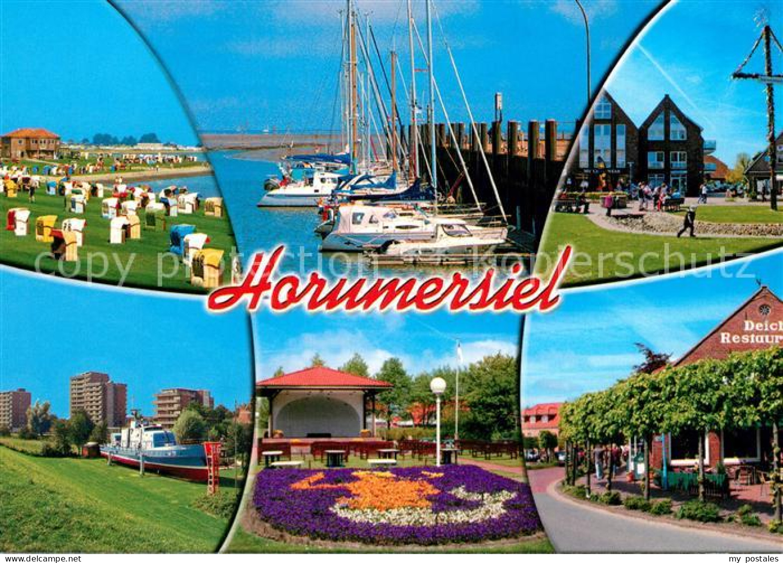 73207751 Horumersiel Deich Restaurant Strand Konzerthalle Hafen Horumersiel - Wangerland
