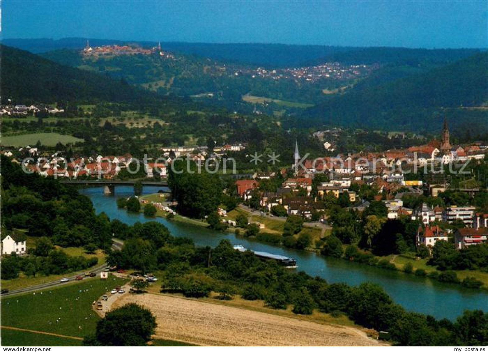 73207742 Neckargemuend Dilsberg Panorama Neckargemuend - Neckargemuend