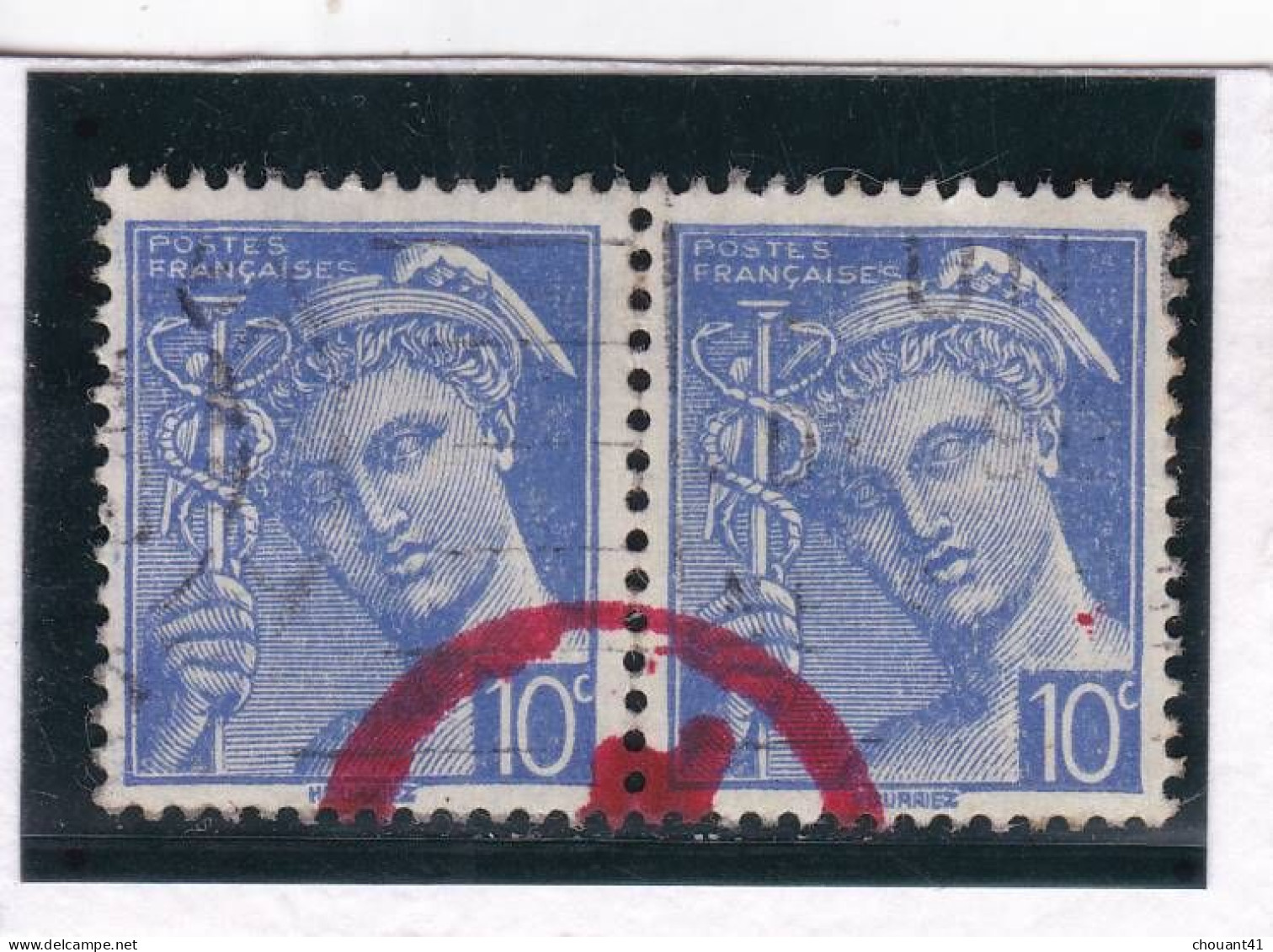 Yvert 607  Cachet De Censure Allemand - 1938-42 Mercurio