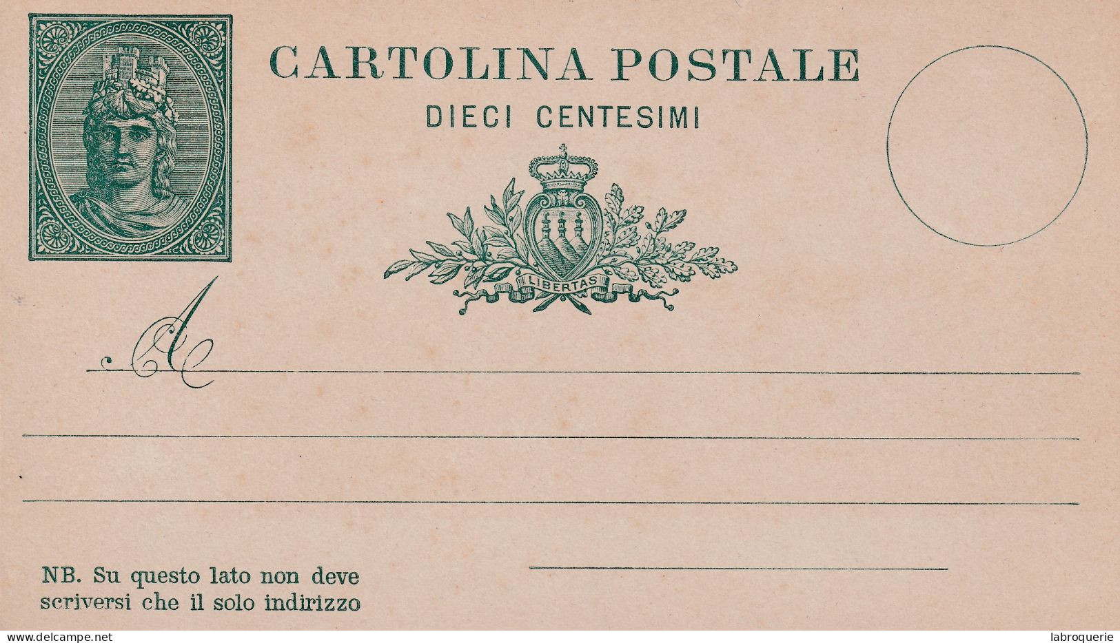 S. MAR - ENTIER POSTAL - TYPE LIBERTÉ - Postal Stationery