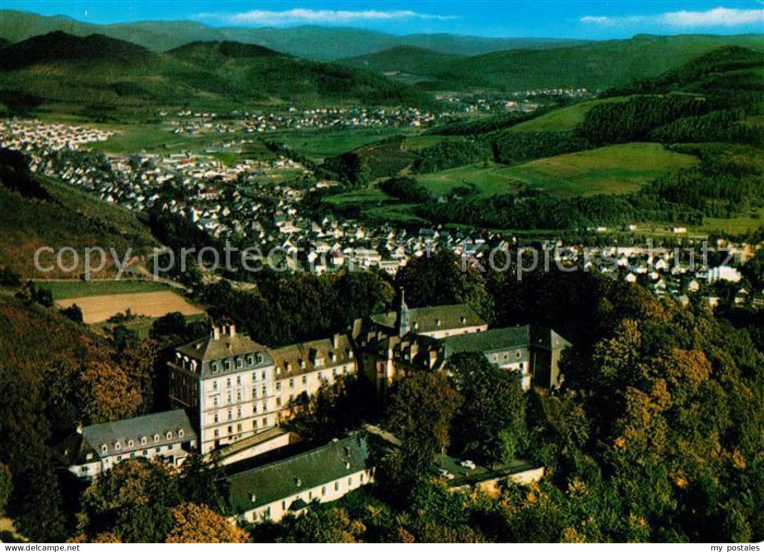 73207203 Laasphe Bad Fliegeraufnahme Schloss Wittgenstein Laasphe Bad - Bad Laasphe