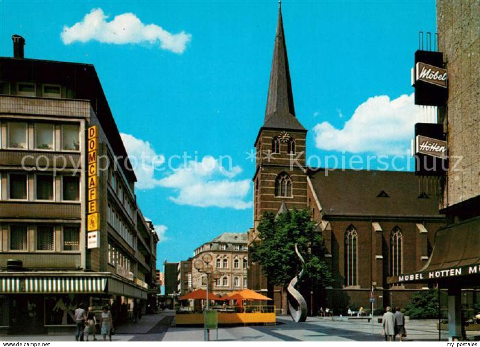 73207085 Bottrop Hochstrasse Cyriakus Kirche Bottrop - Bottrop