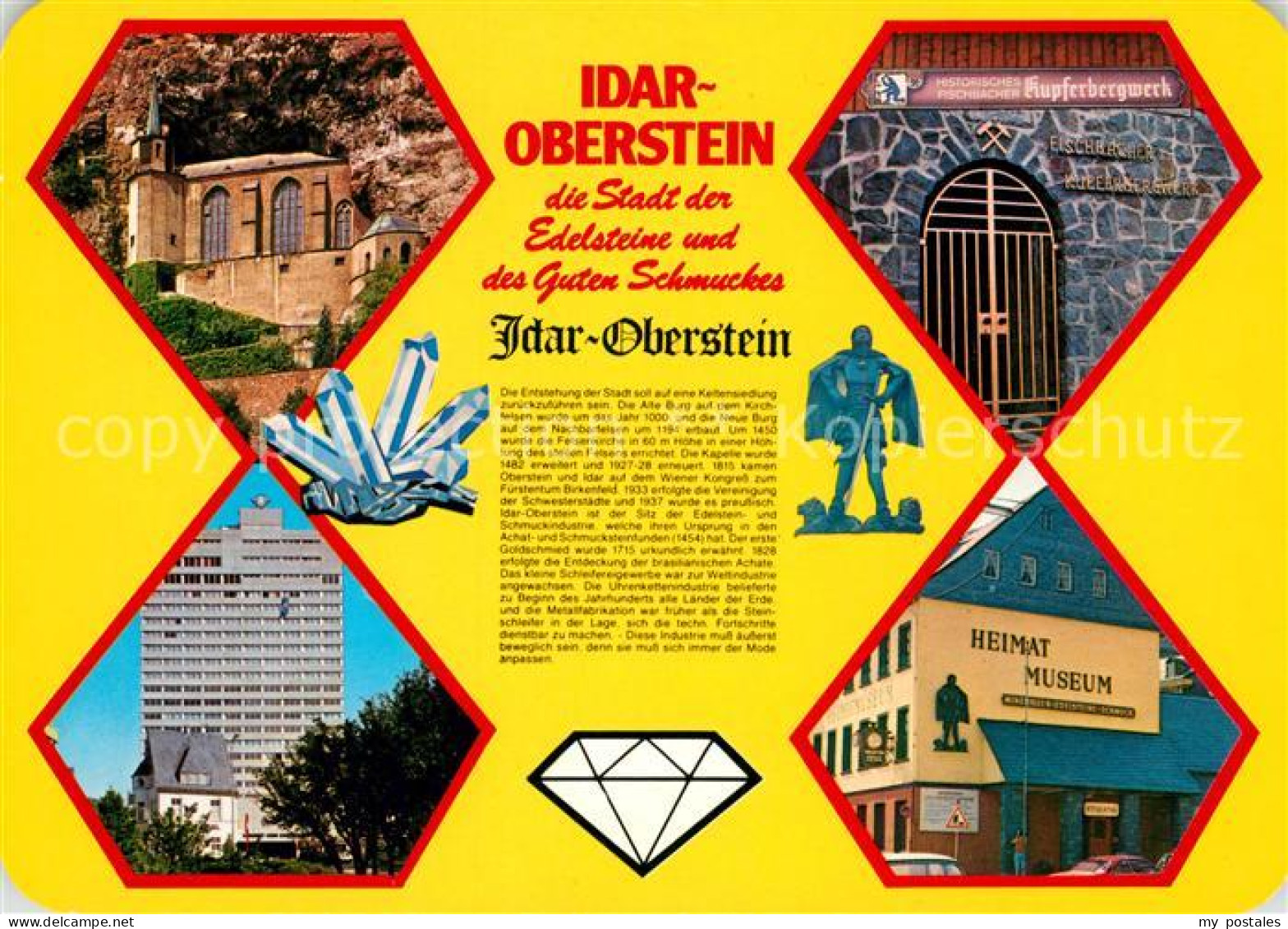 73206747 Idar-Oberstein Kupferbergwerk Heimatmuseum Felsenkirche Idar-Oberstein - Idar Oberstein