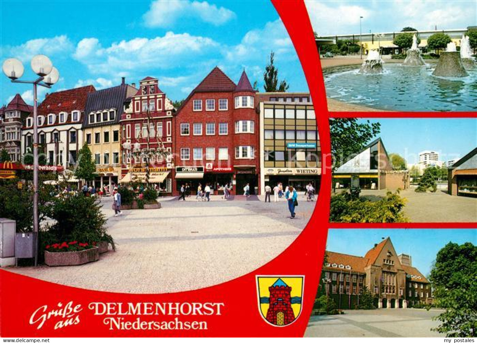 73206609 Delmenhorst Marktplatz Park Ortsansichten Theater Kleines Haus Delmenho - Delmenhorst